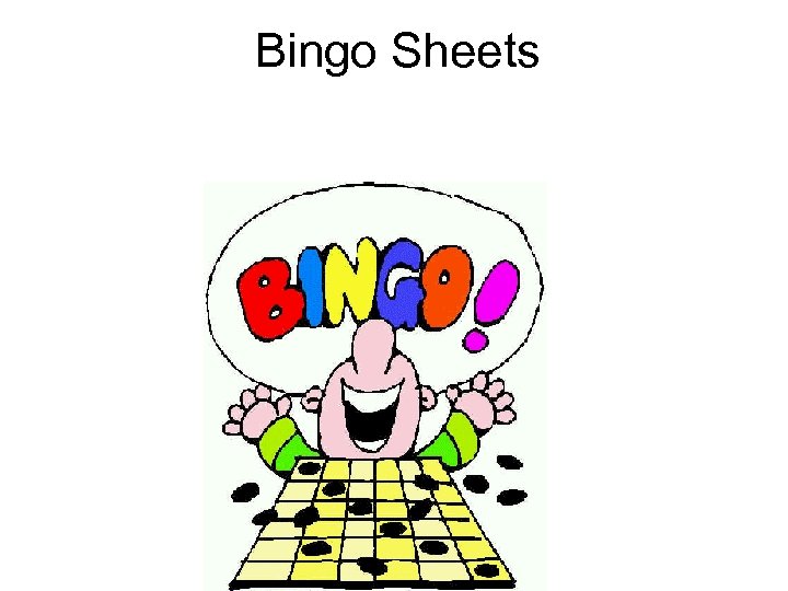 Bingo Sheets 