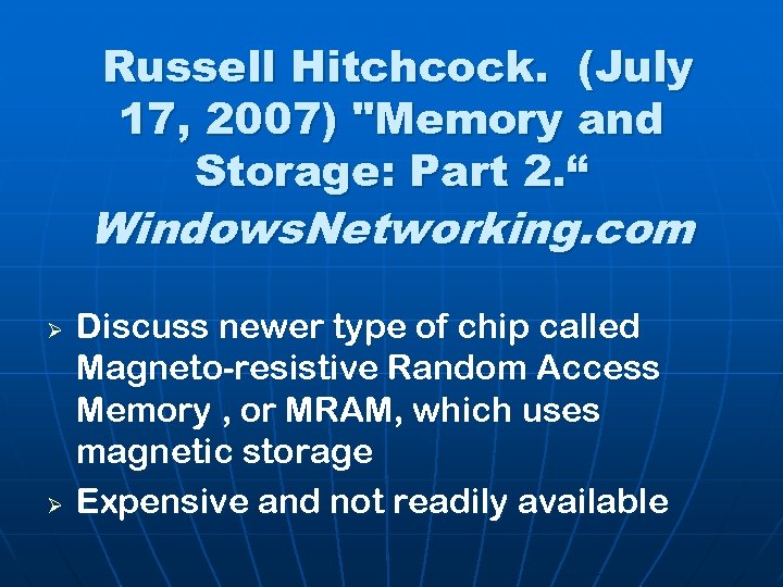 Russell Hitchcock. (July 17, 2007) 