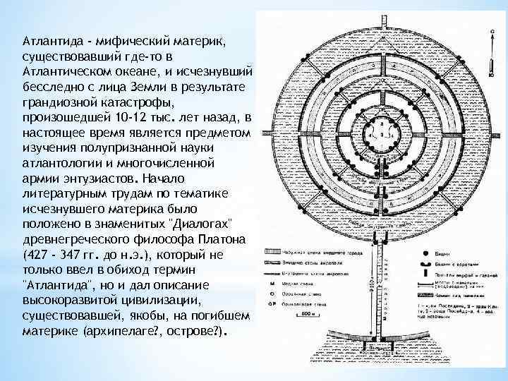 Атлантида - мифический материк, существовавший где-то в Атлантическом океане, и исчезнувший бесследно с лица