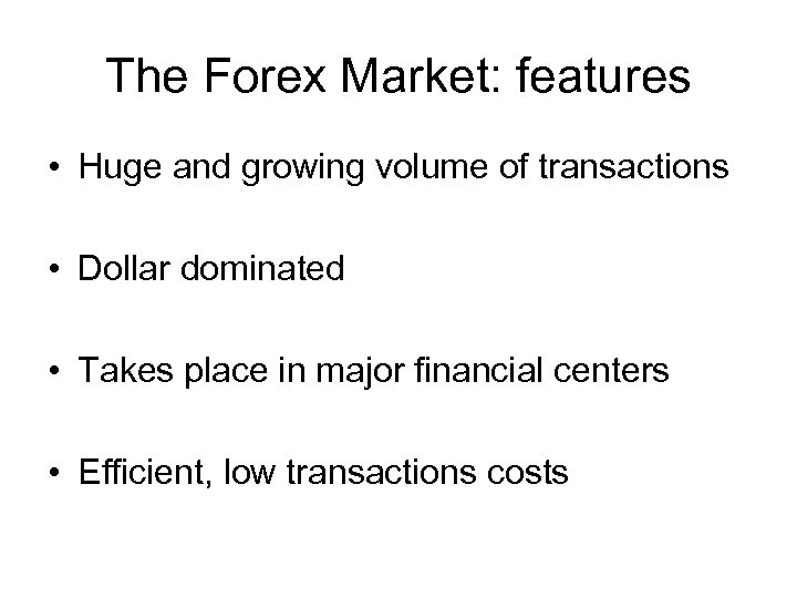 Forex Market An Perspective