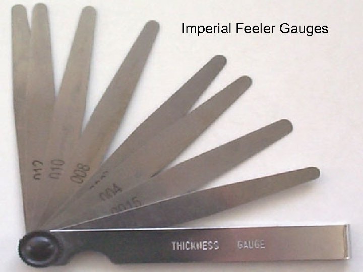 Imperial Feeler Gauges 