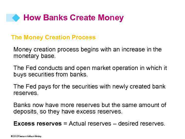 How Banks Create Money The Money Creation Process Money creation process begins with an