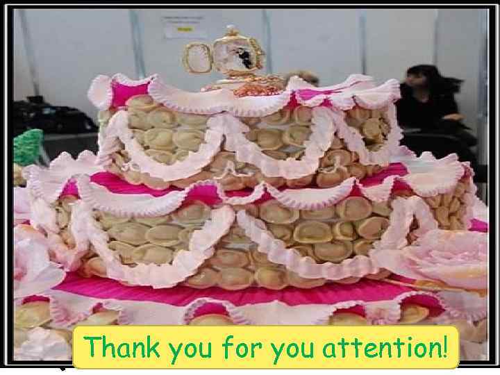 Thank you for you attention! 