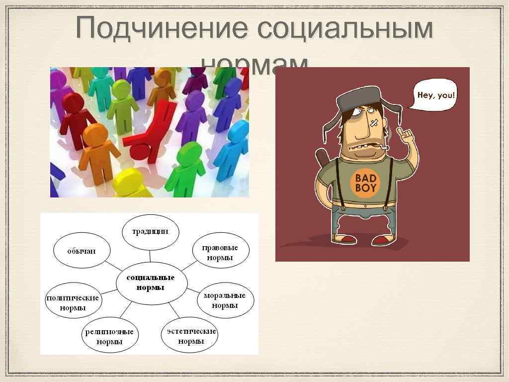 Подчинение социальным нормам 