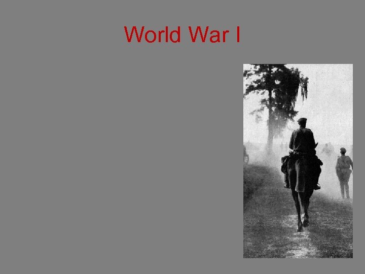 World War I 