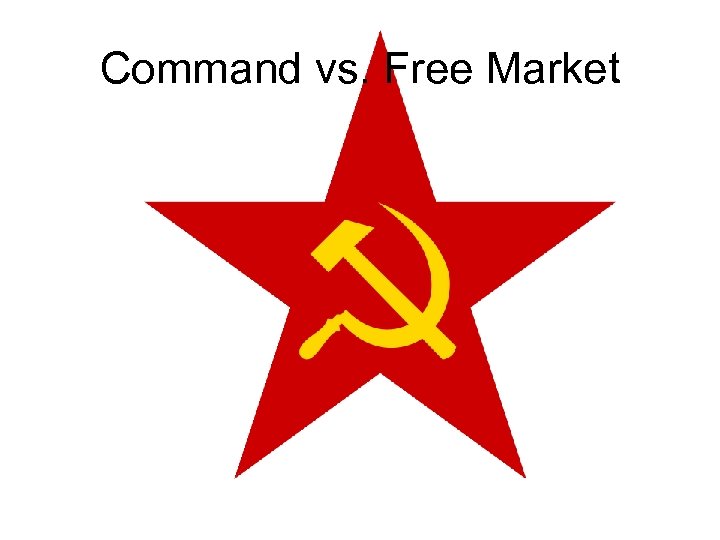 Command vs. Free Market 
