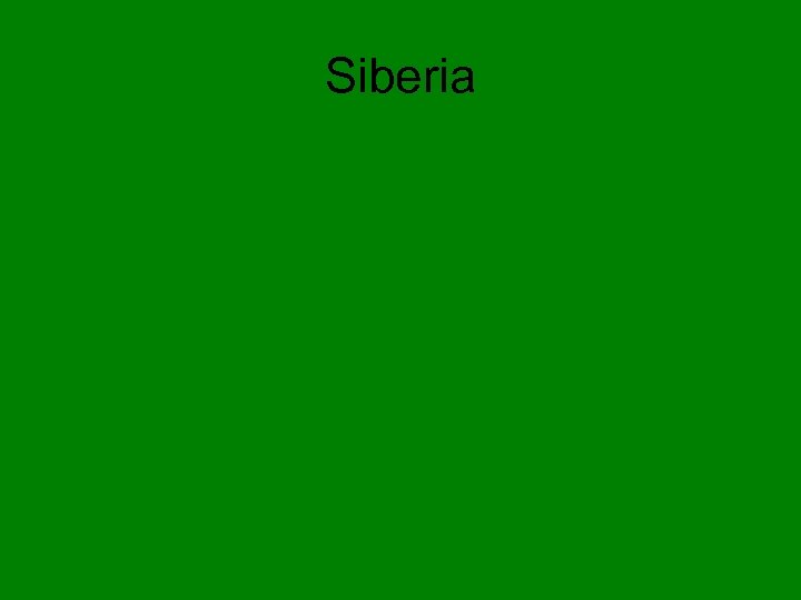 Siberia 