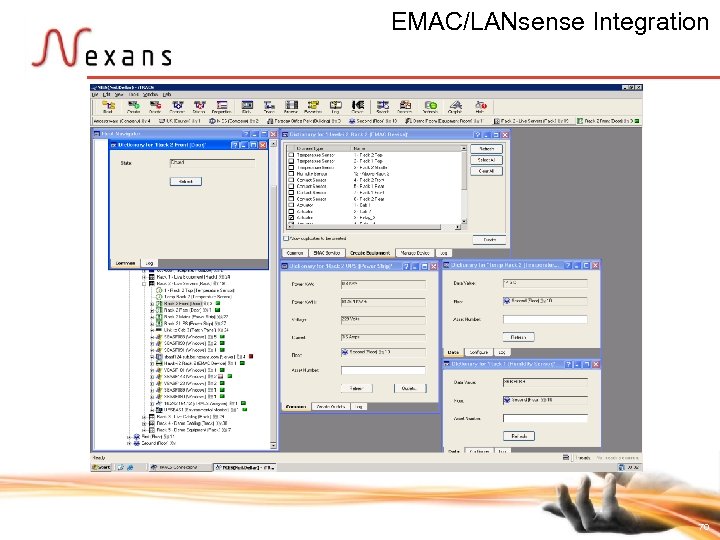 EMAC/LANsense Integration 70 