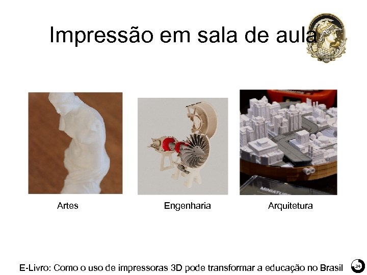 Impressão em sala de aula Artes Engenharia Arquitetura E-Livro: Como o uso de impressoras