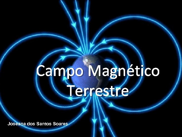 Campo Magnético Terrestre Joseana dos Santos Soares 