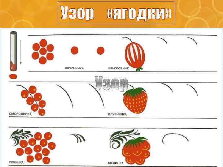 Узор «ягодки» 