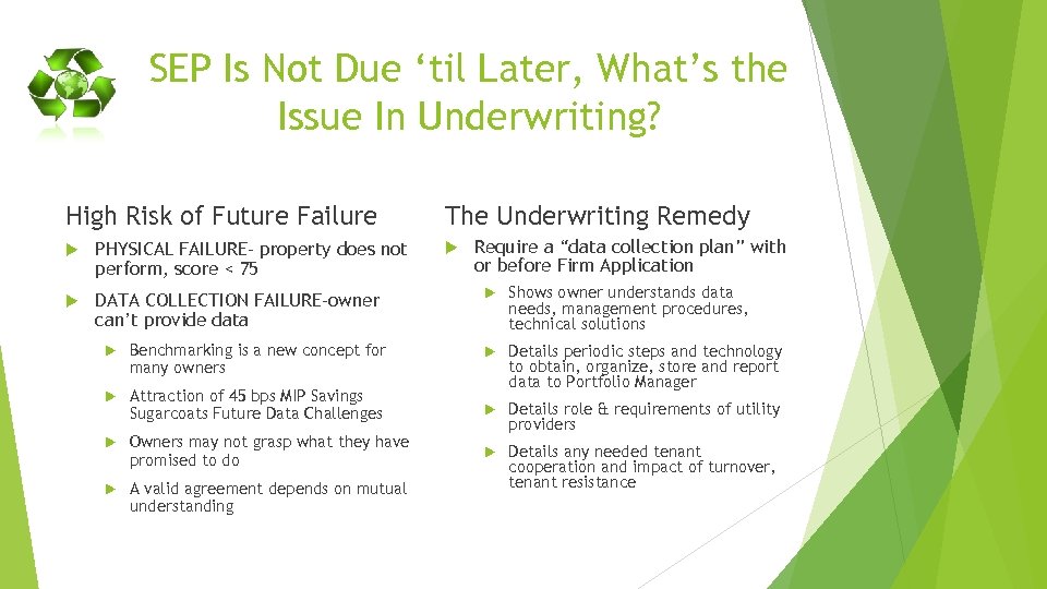 SEP Is Not Due ‘til Later, What’s the Issue In Underwriting? High Risk of
