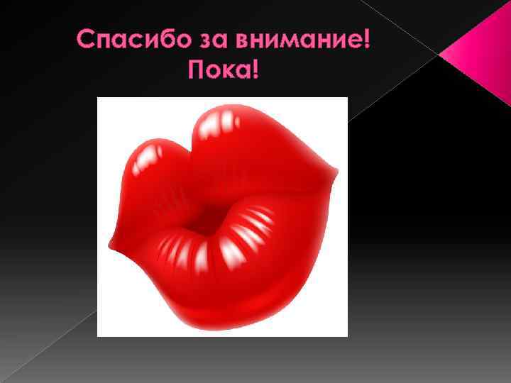 Спасибо за внимание! Пока! 