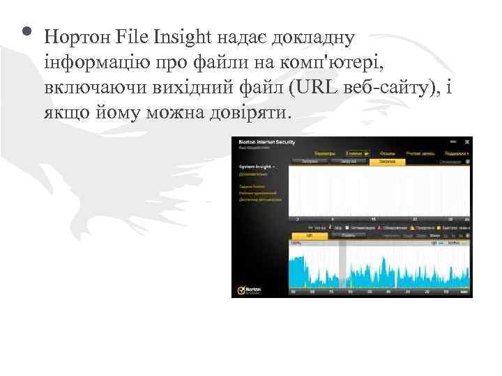  • Нортон File Insight надає докладну інформацію про файли на комп'ютері, включаючи вихідний