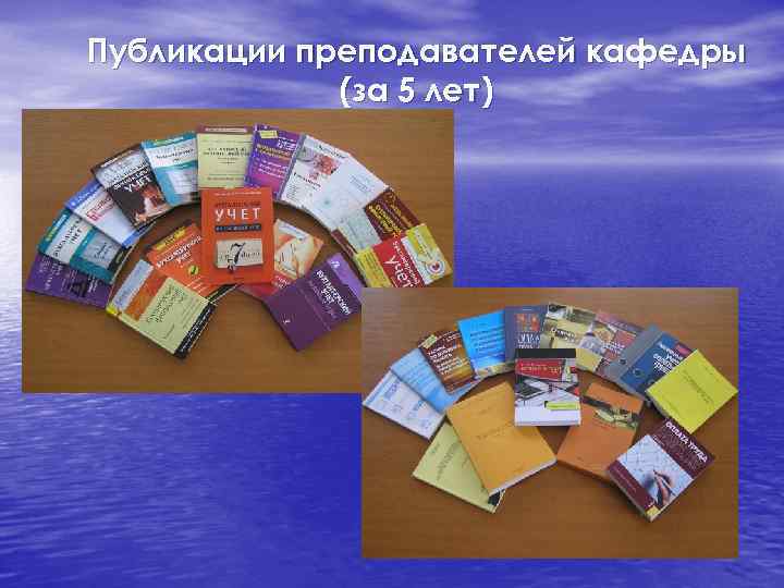 Публикации преподавателей кафедры (за 5 лет) 