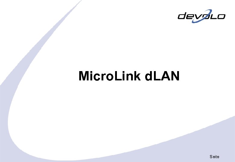 Micro. Link d. LAN Seite 