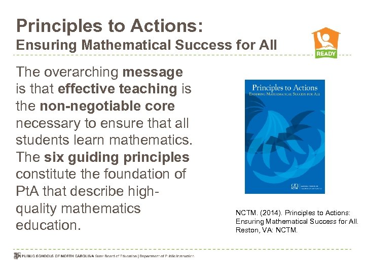 Spring 2015 Principles To Actions Ensuring Mathematical Success