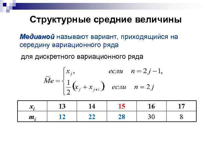 Найди медиану ряда 1 5 9