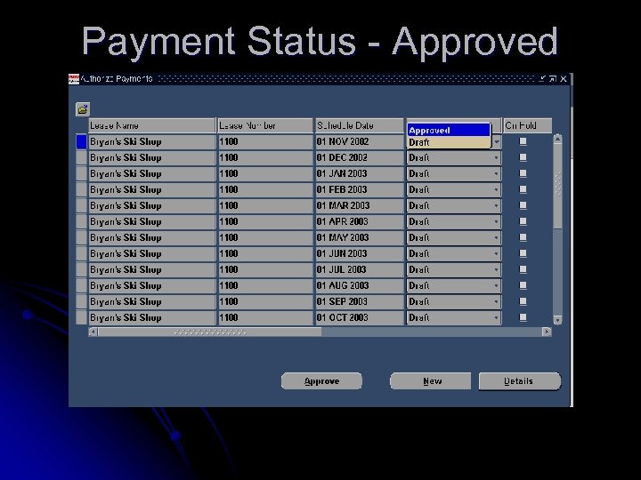 Payment Status - Approved 