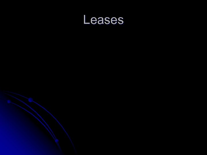 Leases 