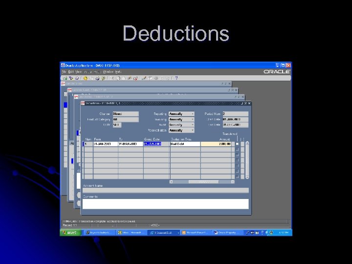 Deductions 
