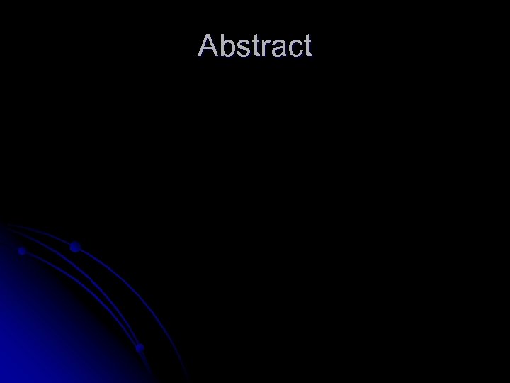 Abstract 