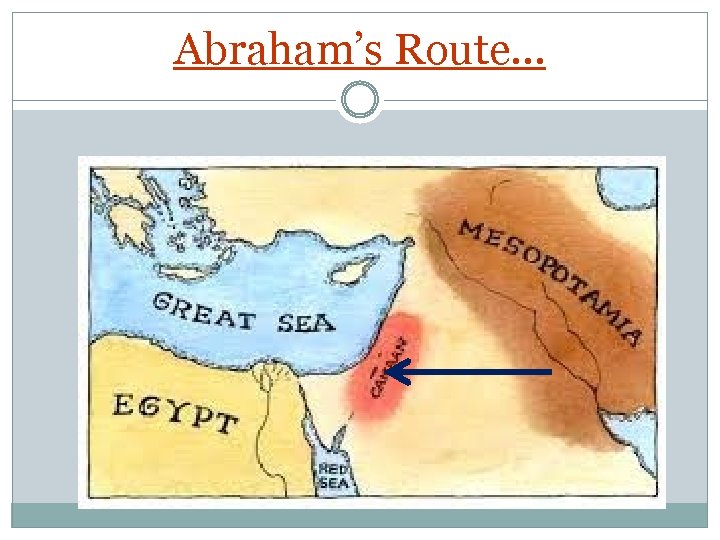 Abraham’s Route… 