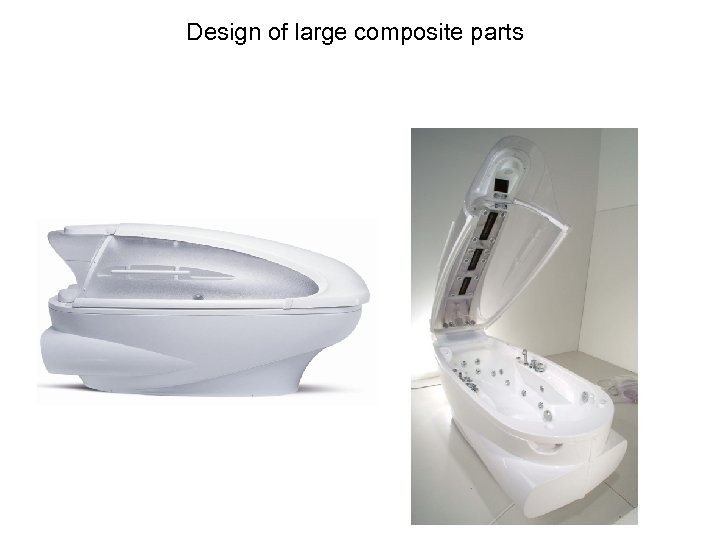 Design of large composite parts 