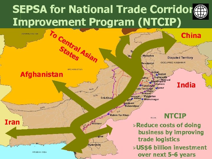 SEPSA for National Trade Corridor Improvement Program (NTCIP) To China Ce nt St ral