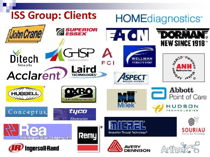 ISS Group: Clients 