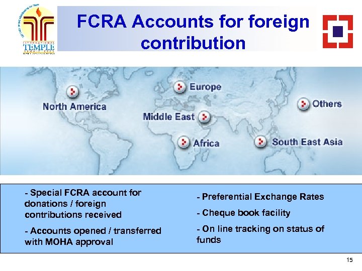 FCRA Accounts foreign contribution - Special FCRA account for donations / foreign contributions received