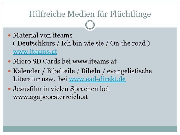 Hilfreiche Medien für Flüchtlinge Material von iteams ( Deutschkurs / Ich bin wie sie