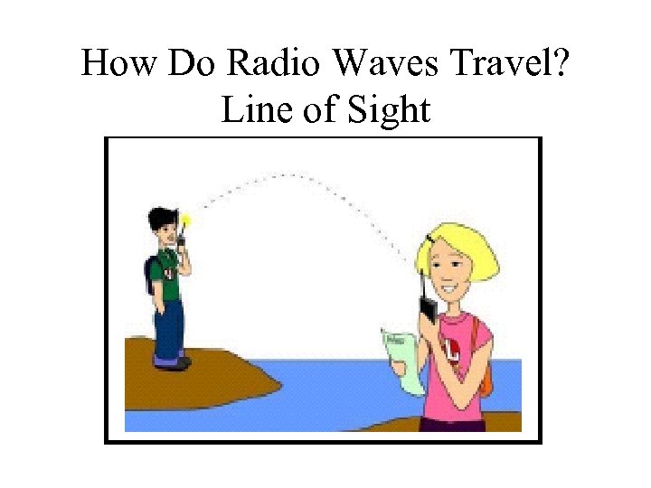 How Do Radio Waves Travel? Line of Sight 