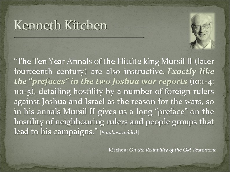 Kenneth Kitchen “The Ten Year Annals of the Hittite king Mursil II (later fourteenth