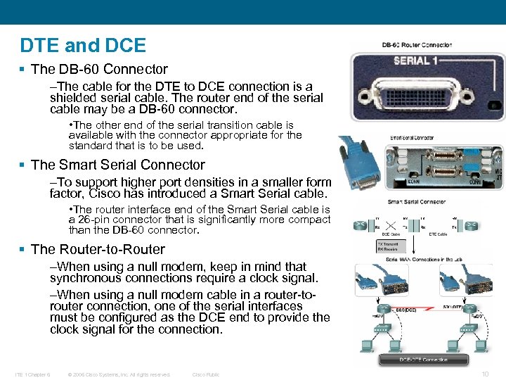 cisco router lab dce-dte loopback cable