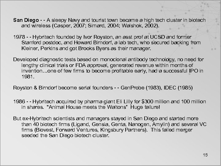 San Diego - - A sleepy Navy and tourist town became a high tech
