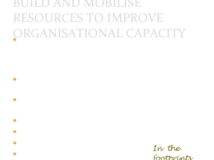 BUILD AND MOBILISE RESOURCES TO IMPROVE ORGANISATIONAL CAPACITY Audit Reports have improved 2 years