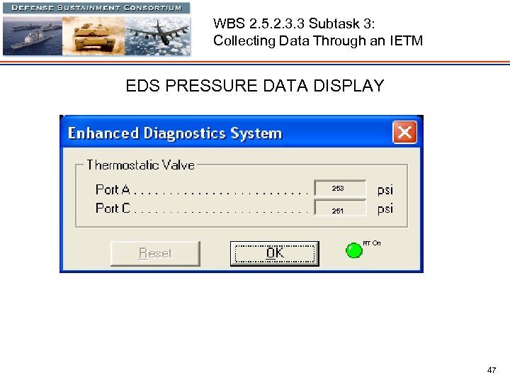 WBS 2. 5. 2. 3. 3 Subtask 3: Collecting Data Through an IETM EDS