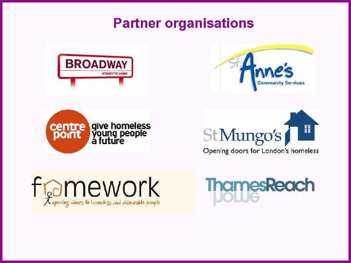 Partner organisations 