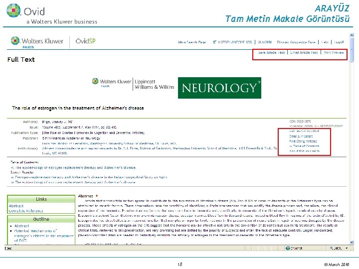 ARAYÜZ Tam Metin Makale Görüntüsü 18 16 March 2018 