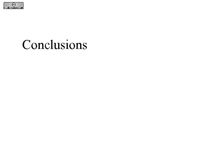 Conclusions 