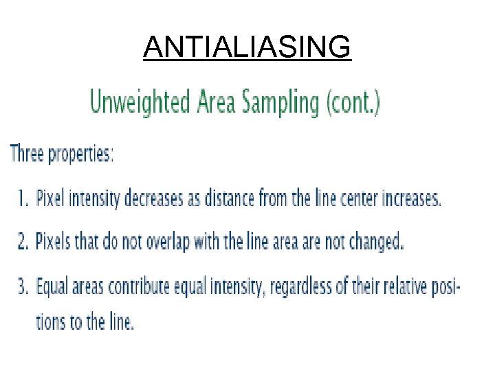 ANTIALIASING 