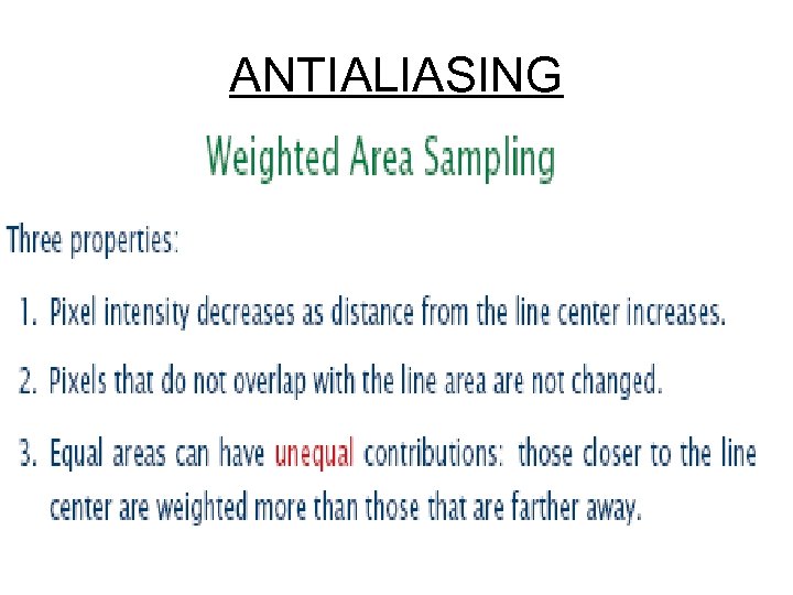 ANTIALIASING 