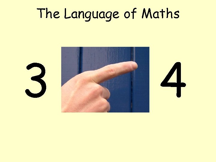 The Language of Maths 3 4 