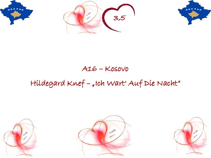 3, 5 A 16 – Kosovo Hildegard Knef – „Ich Wart' Auf Die Nacht“