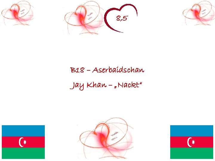 8, 5 B 18 – Aserbaidschan Jay Khan – „Nackt“ 