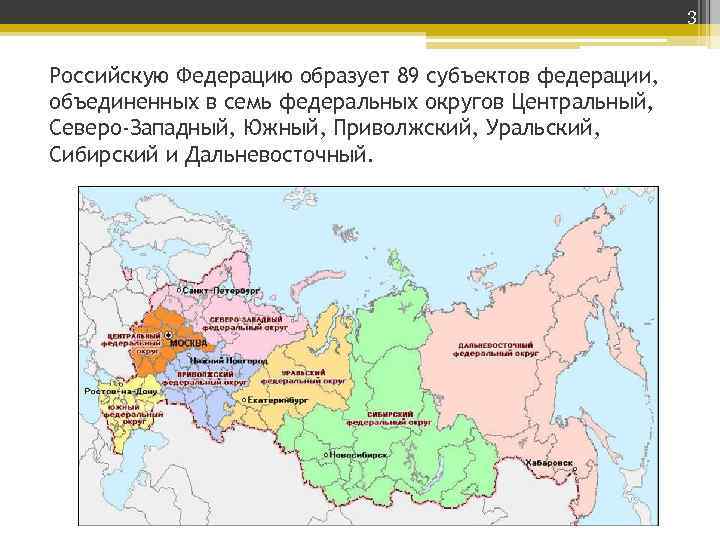 Федеральные округа рф презентация