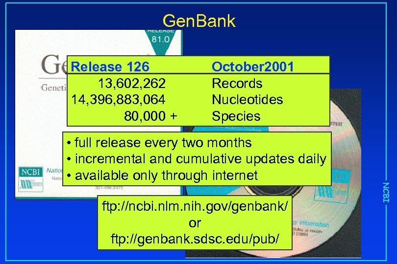 Gen. Bank Release 126 13, 602, 262 14, 396, 883, 064 80, 000 +