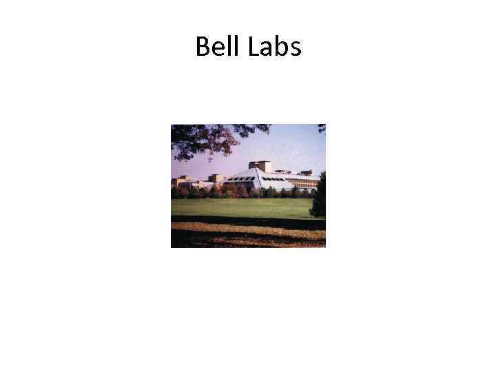 Bell Labs 