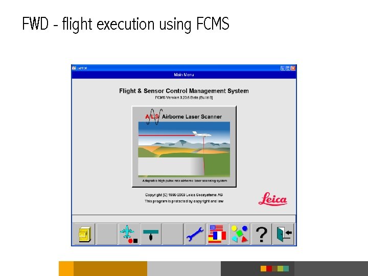 FWD - flight execution using FCMS 